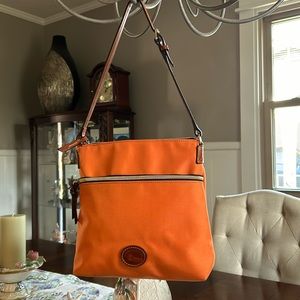 Dooney Burke nylon Satchel Bag. Great condition!